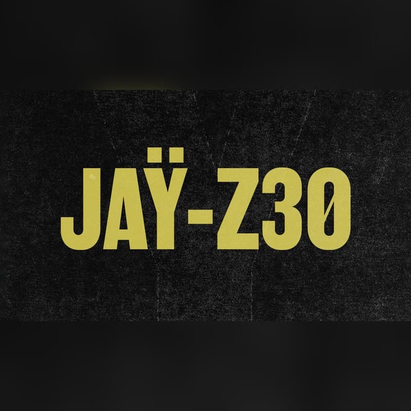The JAŸ-Z 30 tour logo